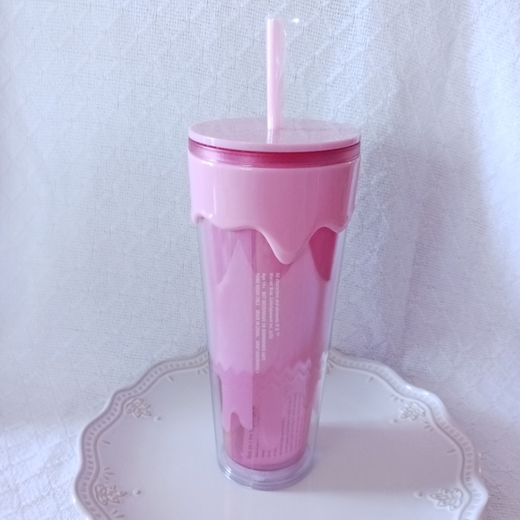 Harry Potter "Happee Birthdae Harry" Cake Pink Travel Tumbler 26 oz. - Picture 3 of 10